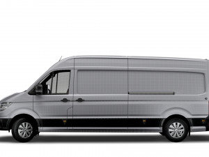 volkswagen crafter lwb startline uk-spec 2020 3D Model