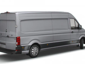 volkswagen crafter lwb trendline uk-spec 2020 3D Model
