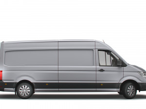 volkswagen crafter lwb trendline uk-spec 2020 Modello 3D