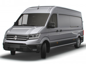 volkswagen crafter lwb trendline uk-spec 2020 Modello 3D