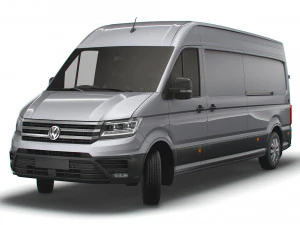 volkswagen crafter lwb trendline uk-spec 2020 3D Model