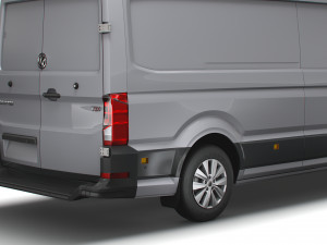 volkswagen crafter lwb trendline uk-spec 2020 Modello 3D