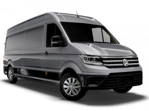 volkswagen crafter lwb trendline uk-spec 2020 3D Model