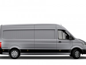 volkswagen crafter lwb trendline uk-spec 2020 Modello 3D