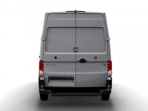 volkswagen crafter lwb trendline uk-spec 2020 3D Model