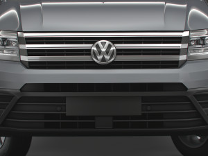 volkswagen crafter mwb trendline uk-spec 2020 Model 3D