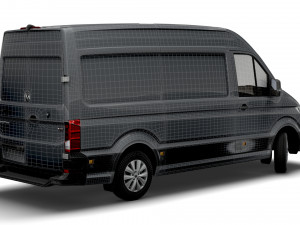 volkswagen crafter mwb trendline uk-spec 2020 Model 3D