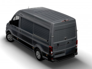 volkswagen crafter mwb trendline uk-spec 2020 Model 3D