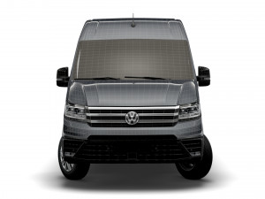 volkswagen crafter mwb trendline uk-spec 2020 Model 3D
