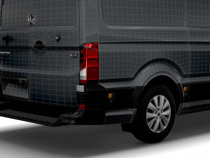 volkswagen crafter mwb trendline uk-spec 2020 Model 3D