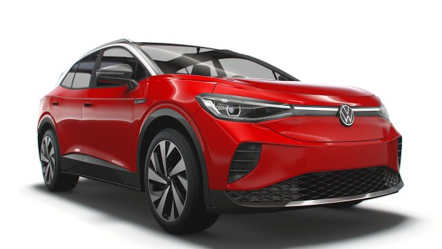 volkswagen id4 1st 2021 3D Model .c4d .max .obj .3ds .fbx .stl .blend 
