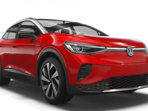 volkswagen id4 1st 2021 3D Model