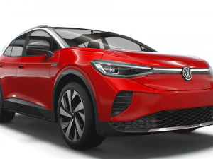 volkswagen id4 1. 2021 Model 3D