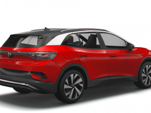 volkswagen id4 1st 2021 3D Model