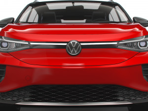 volkswagen id4 1st 2021 3D Model