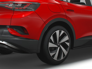 volkswagen id4 1st 2021 3D Model