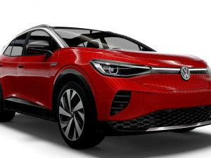 volkswagen id4 1st 2021 3D Model