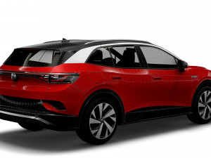 volkswagen id4 1st 2021 3D Model