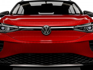 volkswagen id4 1st 2021 3D Model