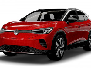 volkswagen id4 1st 2021 3D Model