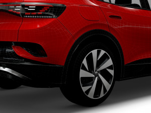 volkswagen id4 1st 2021 3D Model