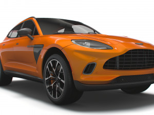 aston martin dbx north america 2021 3D Model