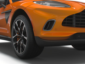 aston martin dbx north america 2021 3D 模型