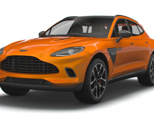 aston martin dbx north america 2021 3D 模型