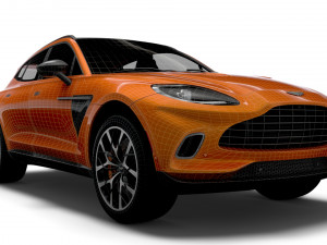 aston martin dbx north america 2021 3D 模型