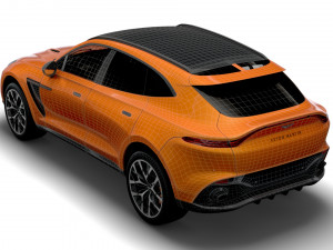 aston martin dbx north america 2021 3D 模型