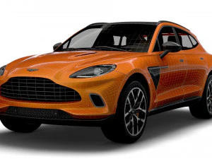 aston martin dbx north america 2021 3D Model