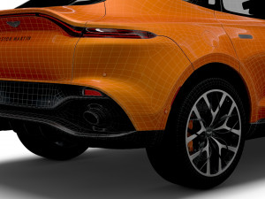 aston martin dbx north america 2021 3D 模型