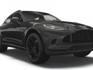 aston martin dbx q mondiale 2021 Modello 3D