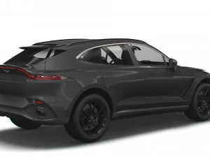 aston martin dbx q mondiale 2021 Modello 3D
