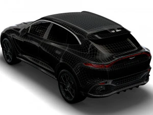 aston martin dbx q mondiale 2021 Modello 3D