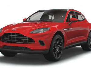 aston martin dbx по всему миру 2021 3D Модель