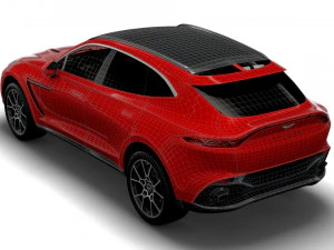 aston martin dbx по всему миру 2021 3D Модель
