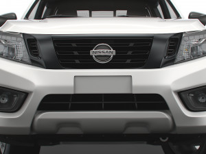 nissan navara tekna doublecab uk-spec 2020 Modelo 3D