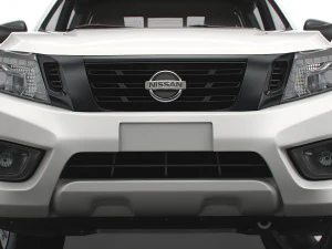 nissan navara tekna doublecab uk-spec 2020 3D Model