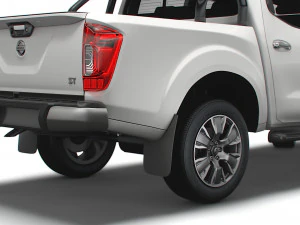 nissan navara tekna doublecab uk-spec 2020 3D Model