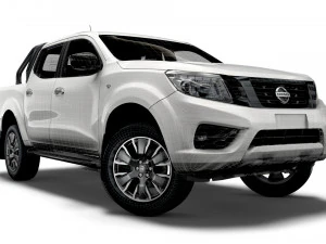 nissan navara tekna doublecab uk-spec 2020 3D Model