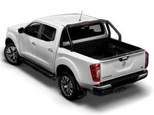 nissan navara tekna doublecab uk-spec 2020 3D Model