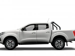 nissan navara tekna doublecab uk-spec 2020 3D Model