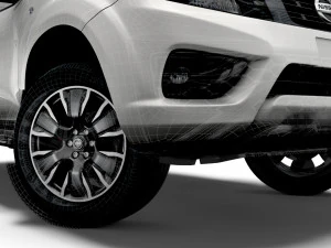 nissan navara tekna doublecab uk-spec 2020 3D Model