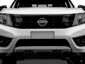 nissan navara tekna doublecab uk-spec 2020 Modelo 3D