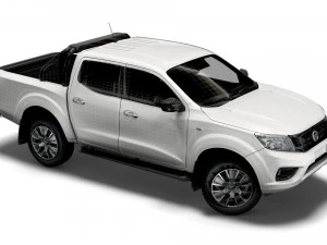 nissan navara tekna doublecab uk-spec 2020 3D Model