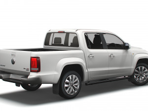 volkswagen amarok highline doublecab uk-spec 2020 3D Модель