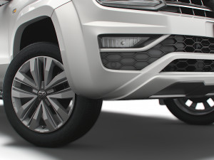 volkswagen amarok highline doublecab uk-spec 2020 3D Модель
