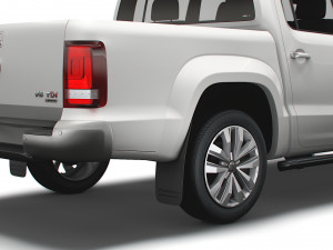 volkswagen amarok highline doublecab uk-spec 2020 3D Модель