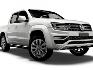 volkswagen amarok highline doublecab uk-spec 2020 3D Модель